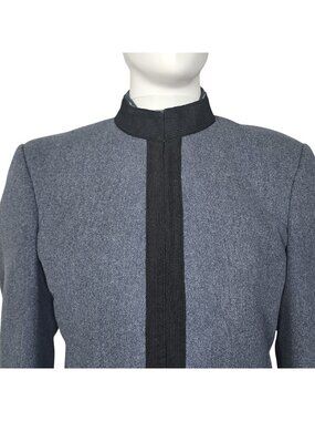Thorngate Uniforms Navy Wool Blend Band Jacket Size Medium